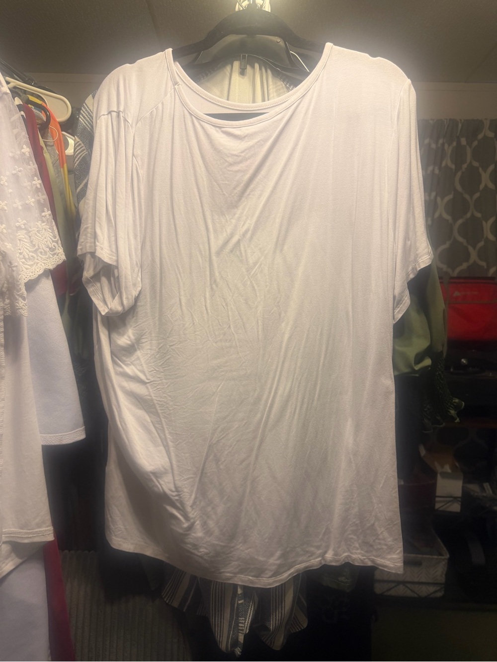 Old Navy Men's White Short Sleeve Crew Tee